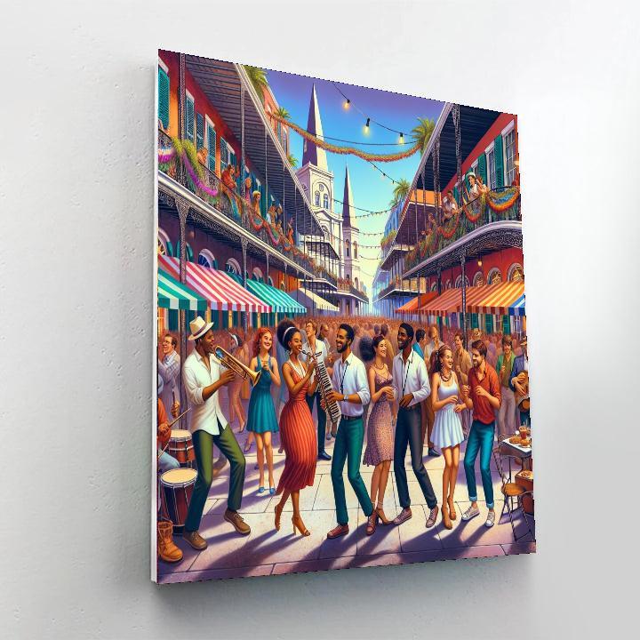 Bourbon Street Festival Painting Number Kit