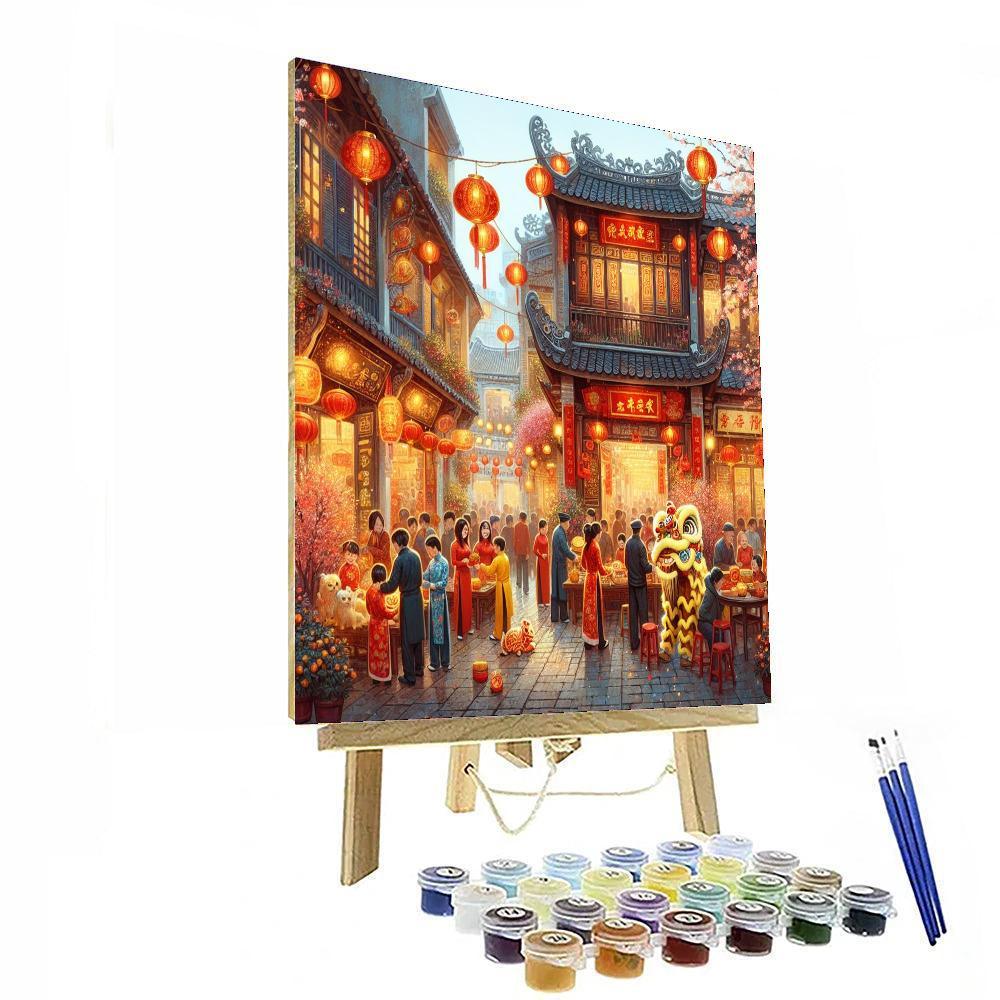 Tet Nguyen Dan (vietnamese New Year) - Vietnam Paint By Number