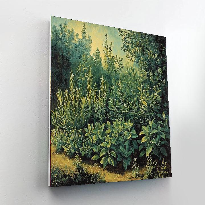 Chardin Inspired Herb Garden Serenity  Paint By Number