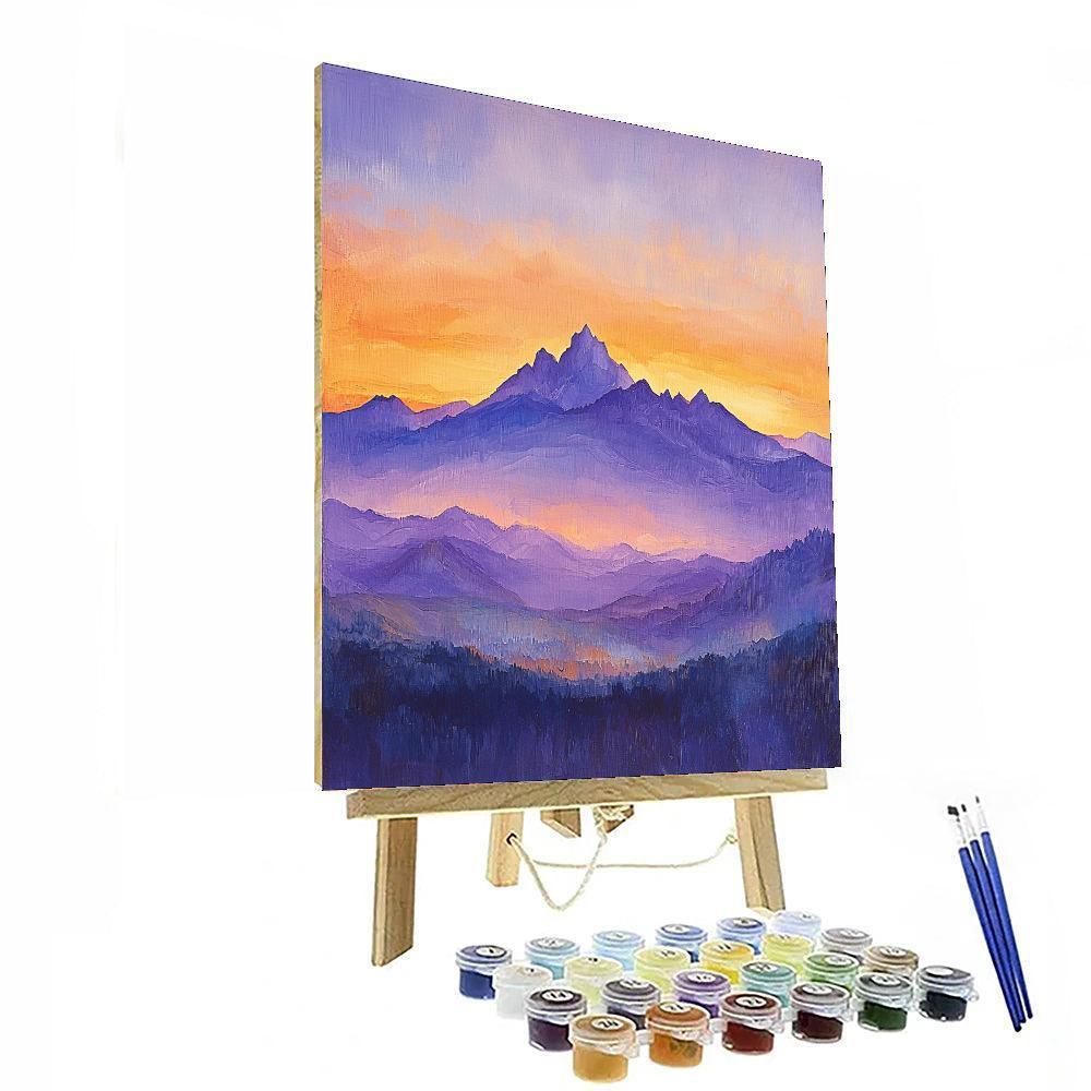 Paul Cézanne Inspired Twilight Harmony  DIY Paint By Numbers