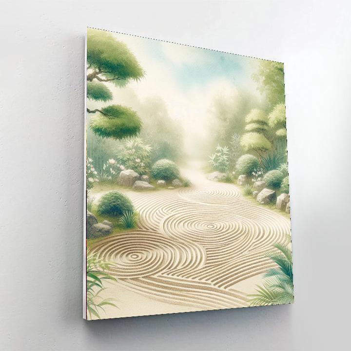 Meditative Zen Landscape Paint By Number