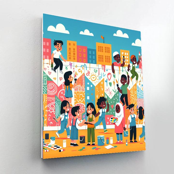 Artful City Murals Number Painting