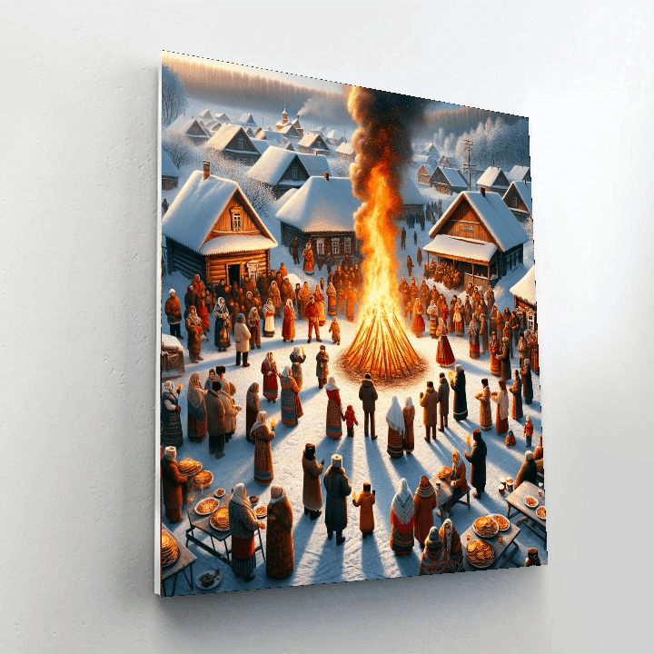 Maslenitsa - Russia Paint By Number