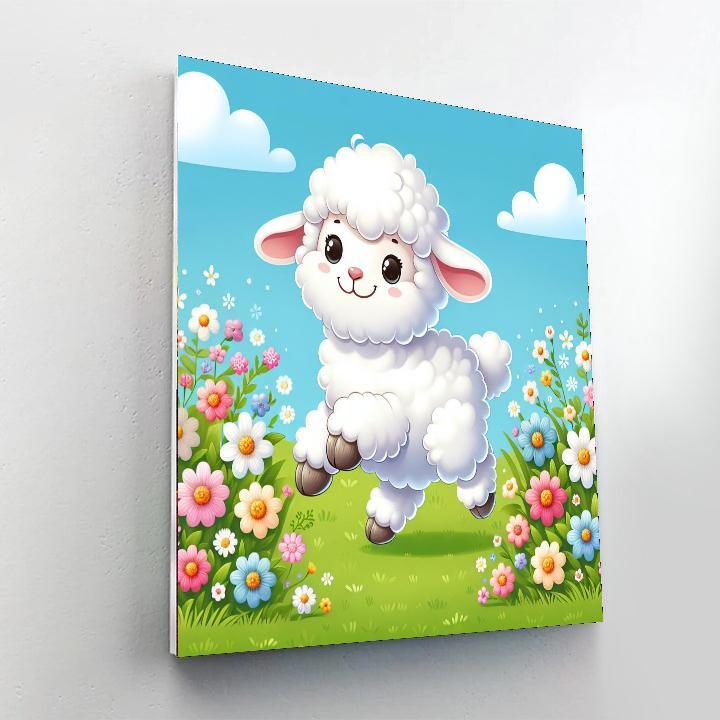 Giggling Lamb Paint By Color