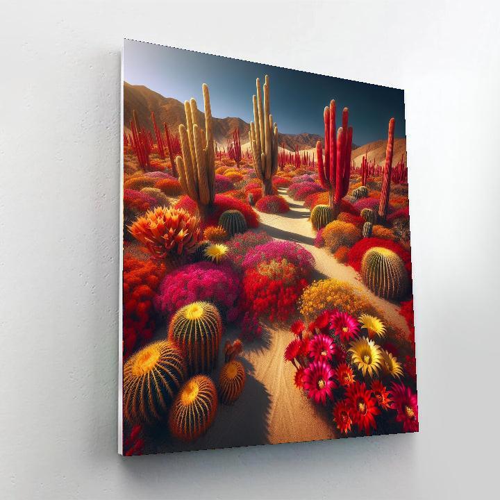 Desert Bloom Paint By Numbers Art