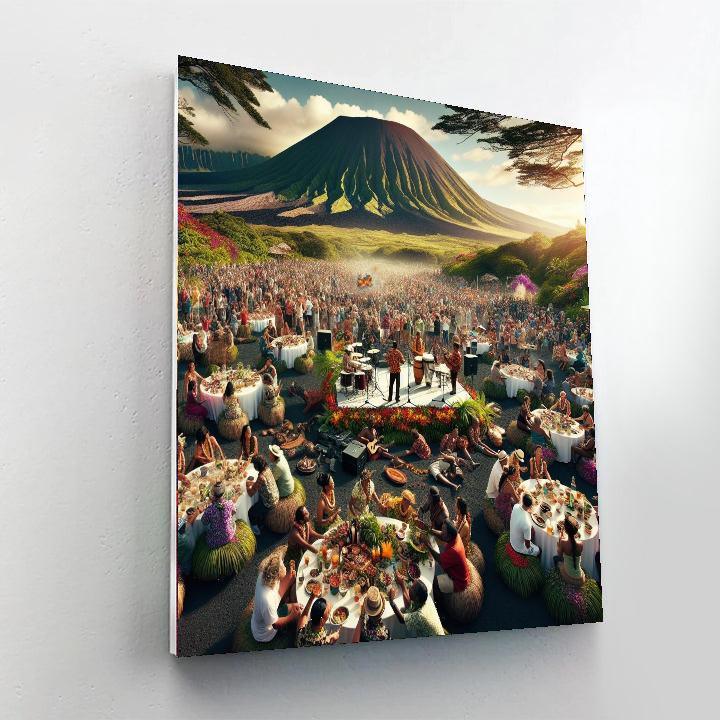 Pahoa Lava Fest - United States Paint By Numbers Art