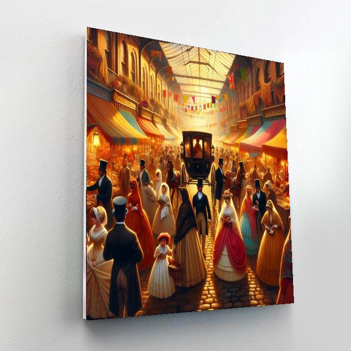 Victorian Street Festival Paint By Numbers