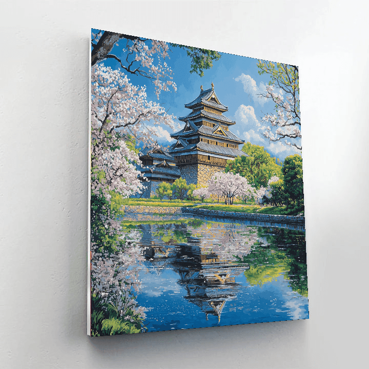 Osaka Castle DIY Paint By Numbers
