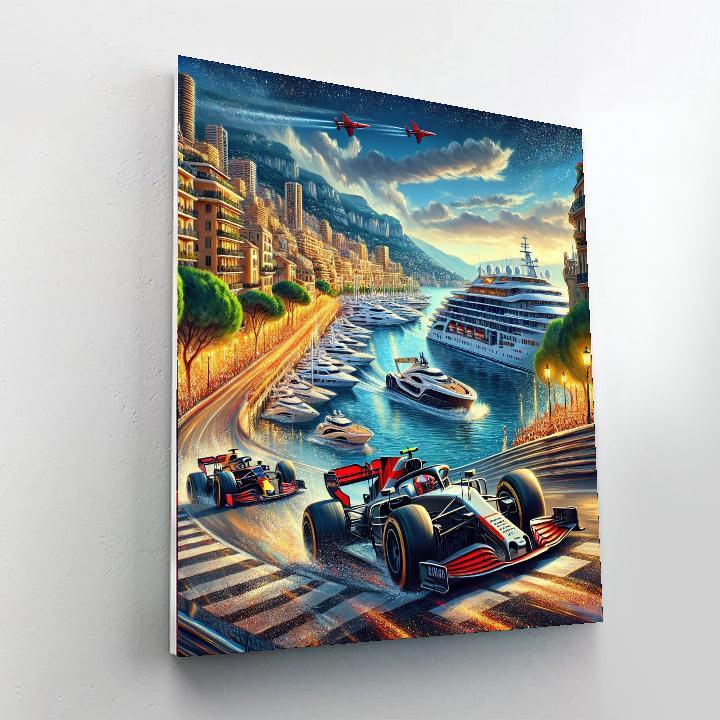 Monaco Grand Prix - Monte Carlo, Monaco Numbered Painting Kits