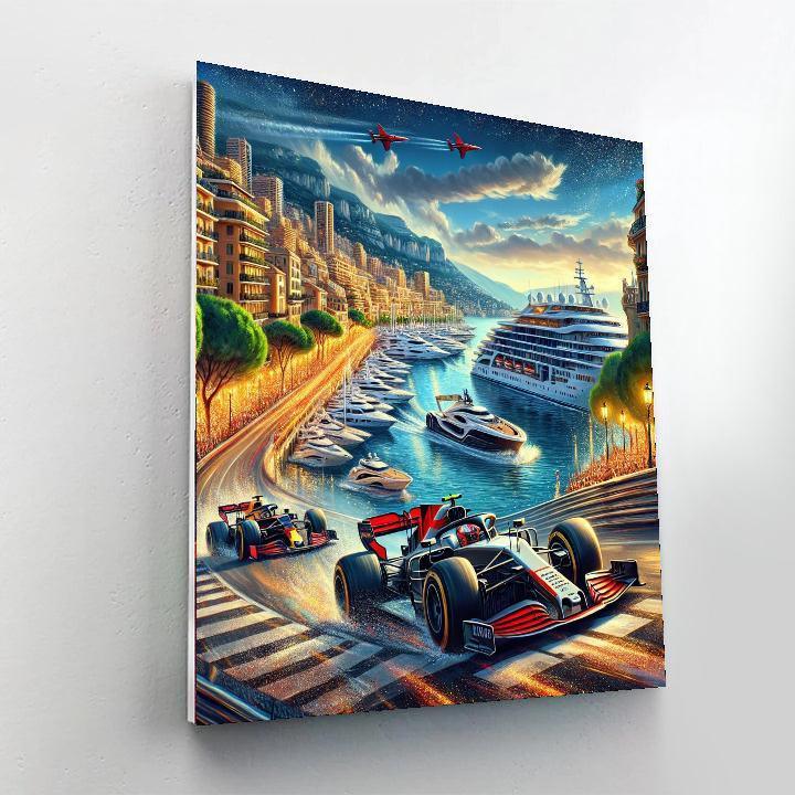Monaco Grand Prix - Monte Carlo, Monaco Numbered Painting Kits