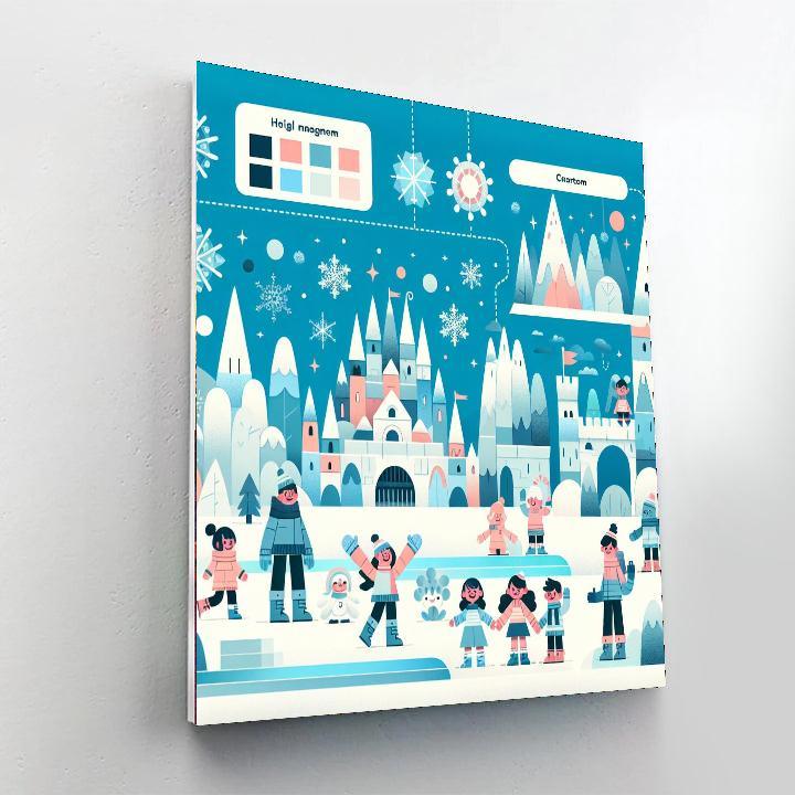 Ice Kingdom Quest Numbered Painting Kits