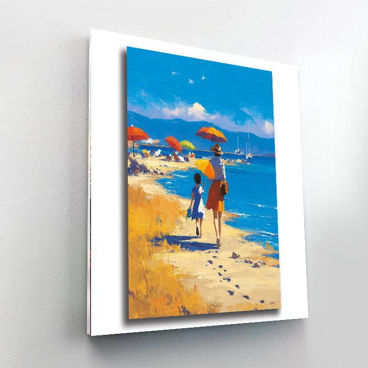 Seaside Memories With Mom DIY Paint By Numbers