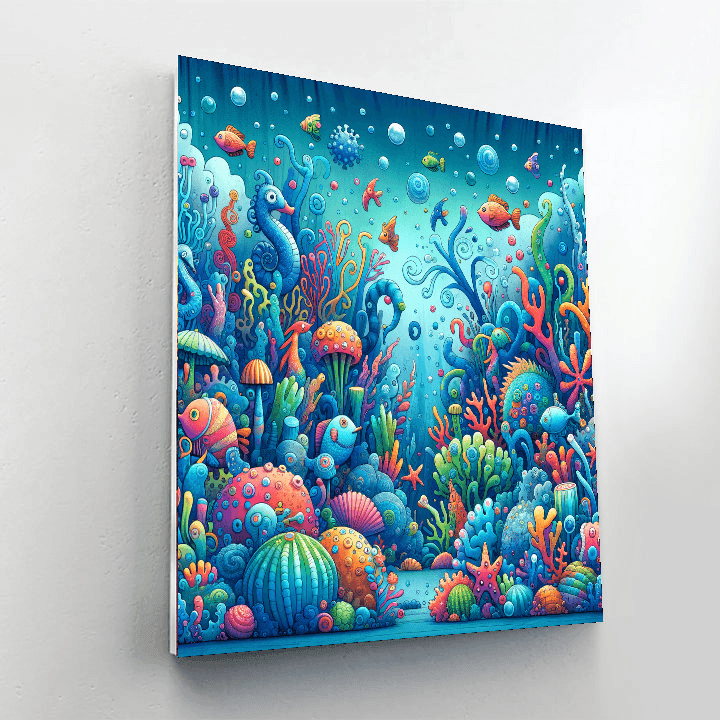 Fantasy Ocean Explorer Paint By Numbers Art