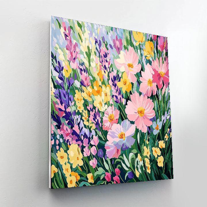 Monet Inspired Whimsical Floral Harmony  Paint By Numbers