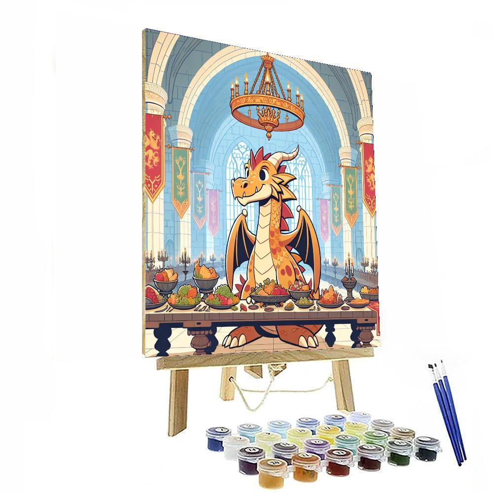 Royal Dragon's Feast Painting By Numbers Kit