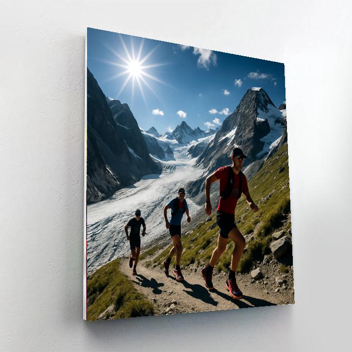 Glacier 3000 Run - Switzerland DIY Paint By Numbers