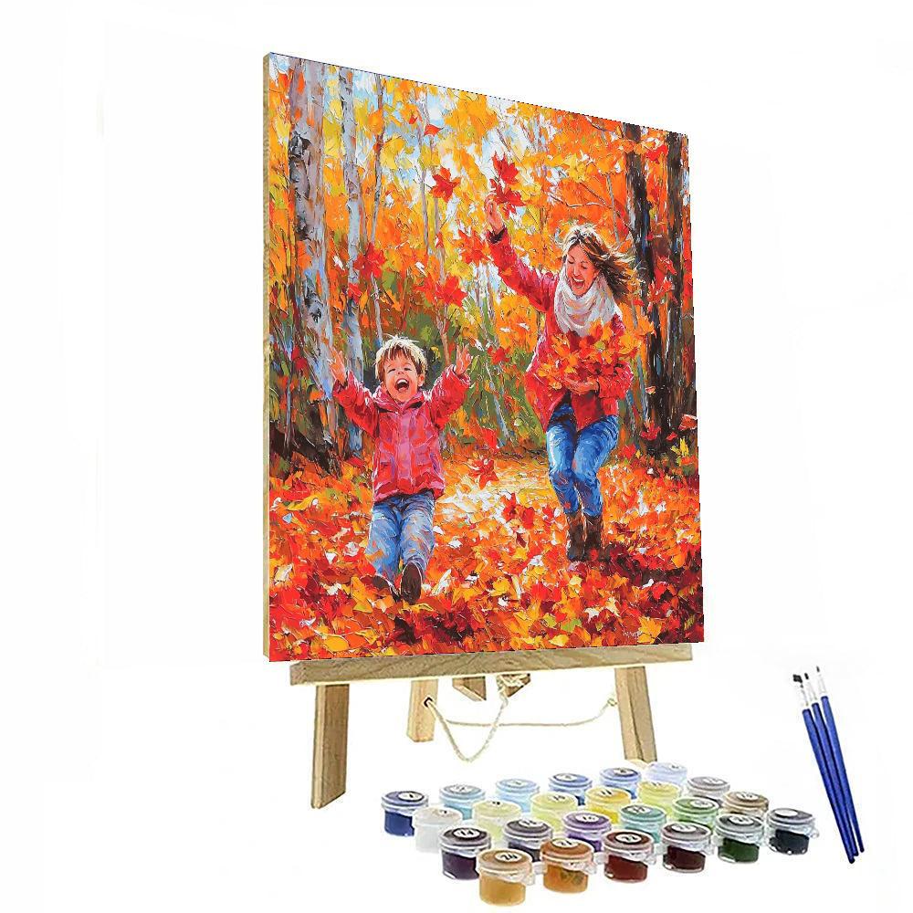 Under The Autumn Leaves Paint By Numbers Kits