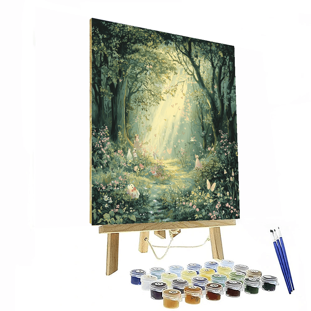 Rackham Inspired The Magical Forest  Painting By Numbers Kit