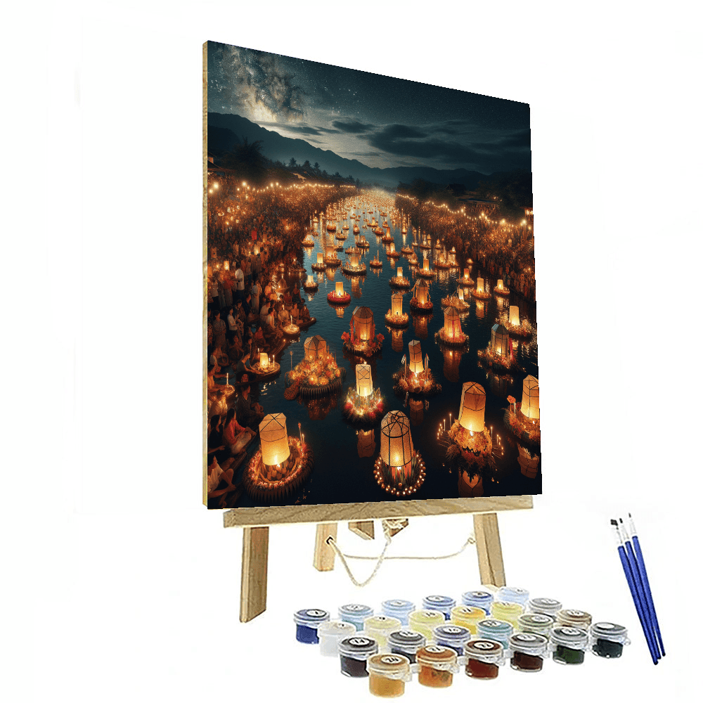 Loi Krathong Numbered Painting Kits