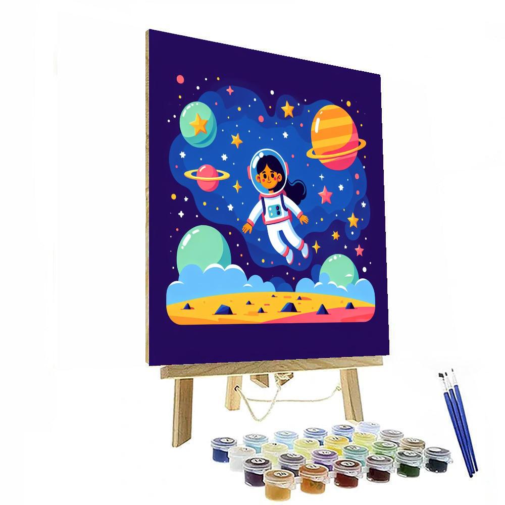 Cosmic Adventure Expedition Paint By Numbers Art
