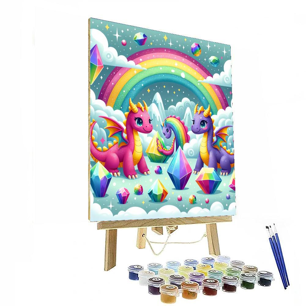 Rainbow Dragon Discovery Numbered Painting Kits