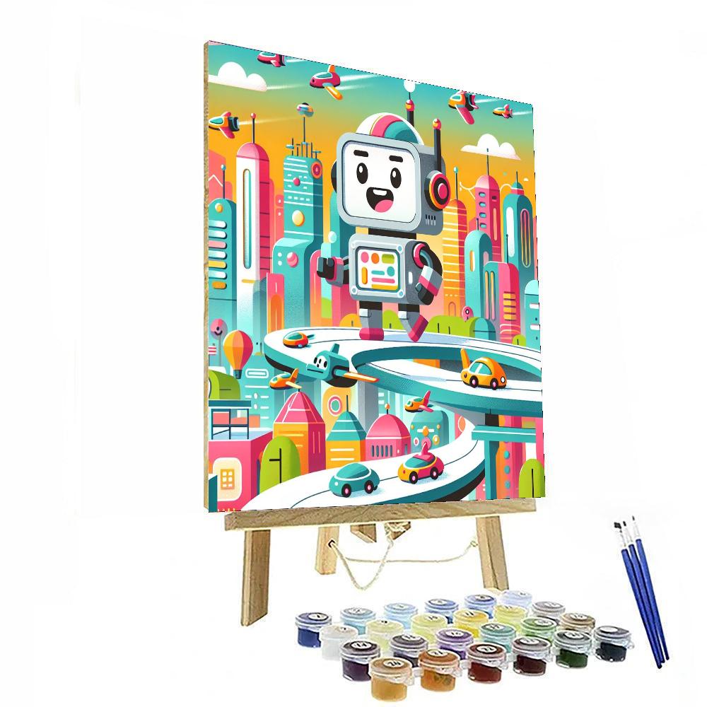 Robot Explorer Adventure Paint By Numbers Kits