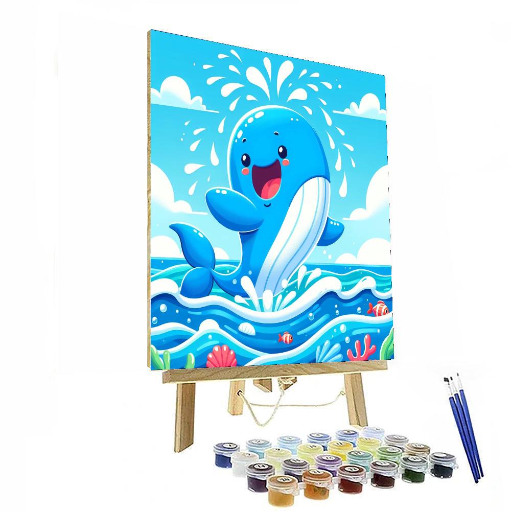 Wondrous Whale Watching Painting Number Kit