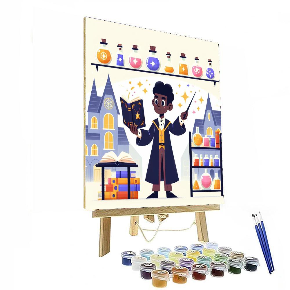 Wizard's School Painting Number Kit