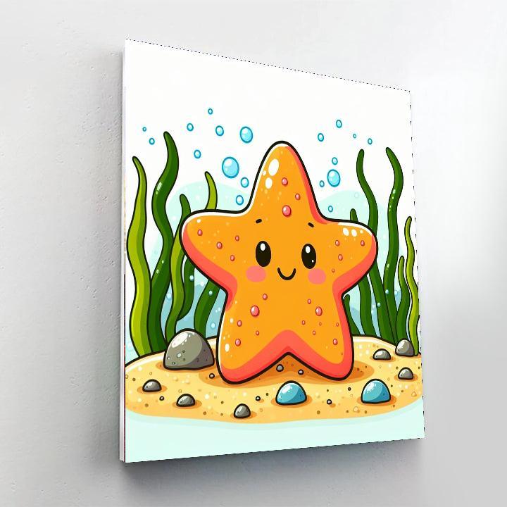 Delightful Starfish Paint By Color