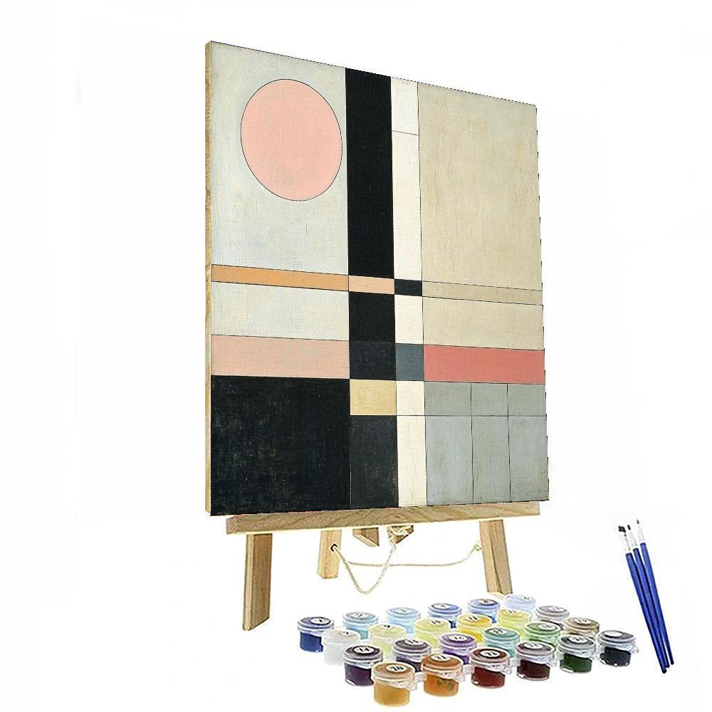 Kazimir Malevich Inspired Silent Conversations  Numbered Painting Kits