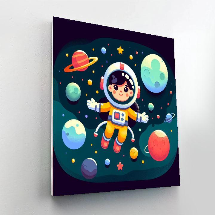 Exploring Space Galaxy Painting By Numbers Kit