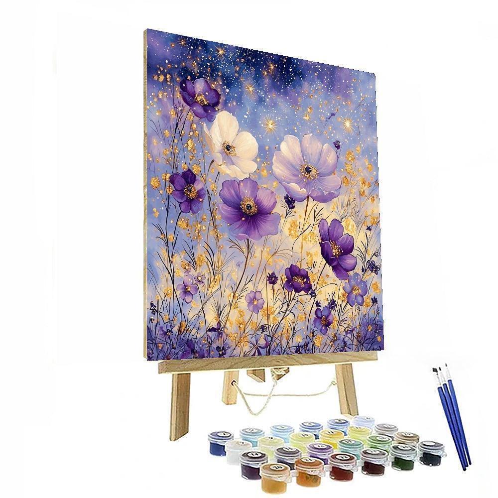 Gustav Klimt Inspired Twilight Blossoms  Paint By Numbers