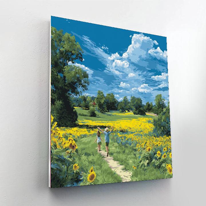 Sunflower Fields Together Paint By Numbers Kits