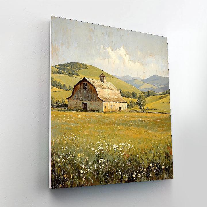Andrew Wyeth Inspired Rural Rhythms  DIY Paint By Numbers