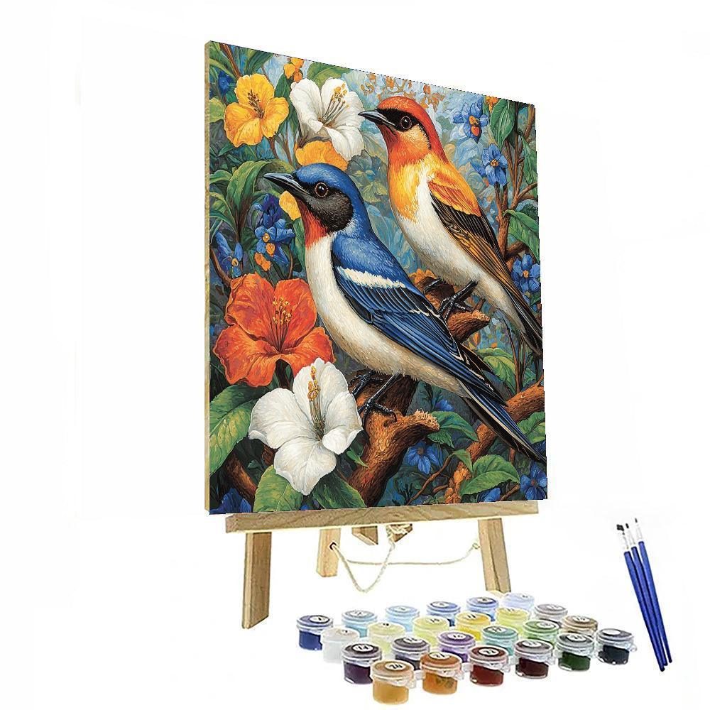 John James Audubon Inspired Bold Wildlife Portraits  Painting By Numbers Kit
