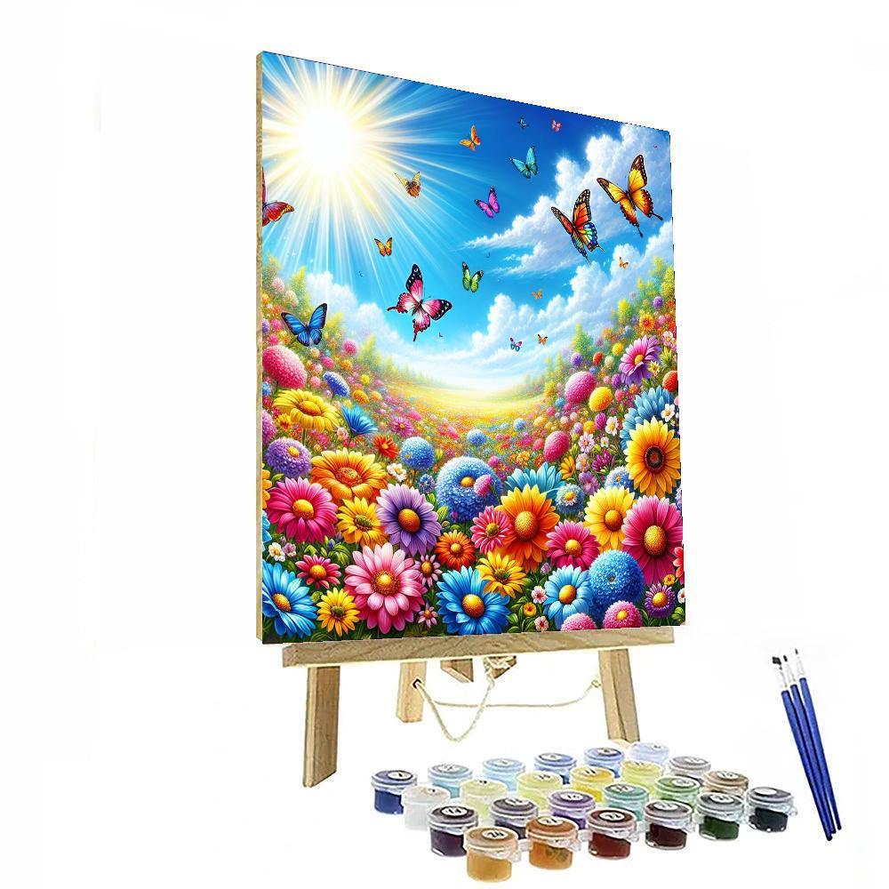 Sunny Spring Day Painting Number Kit