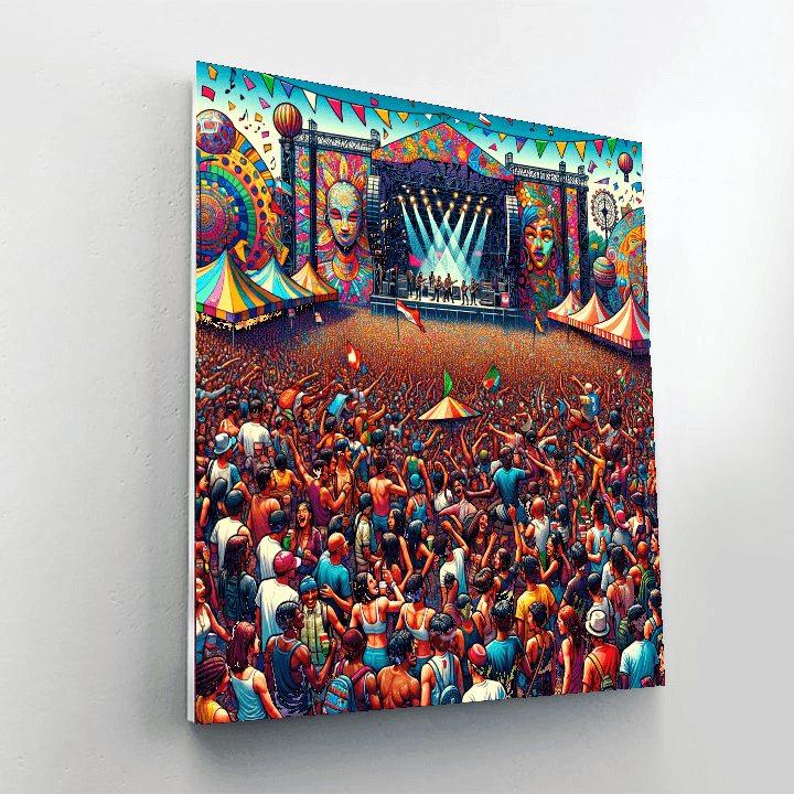 Lollapalooza - Various Countries DIY Paint By Numbers