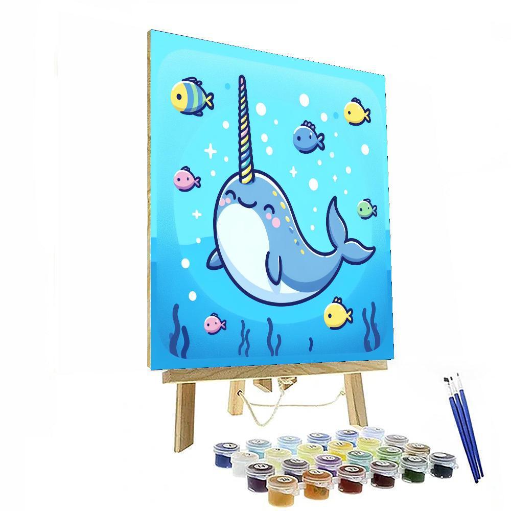 Nurturing Narwhal DIY Paint By Numbers