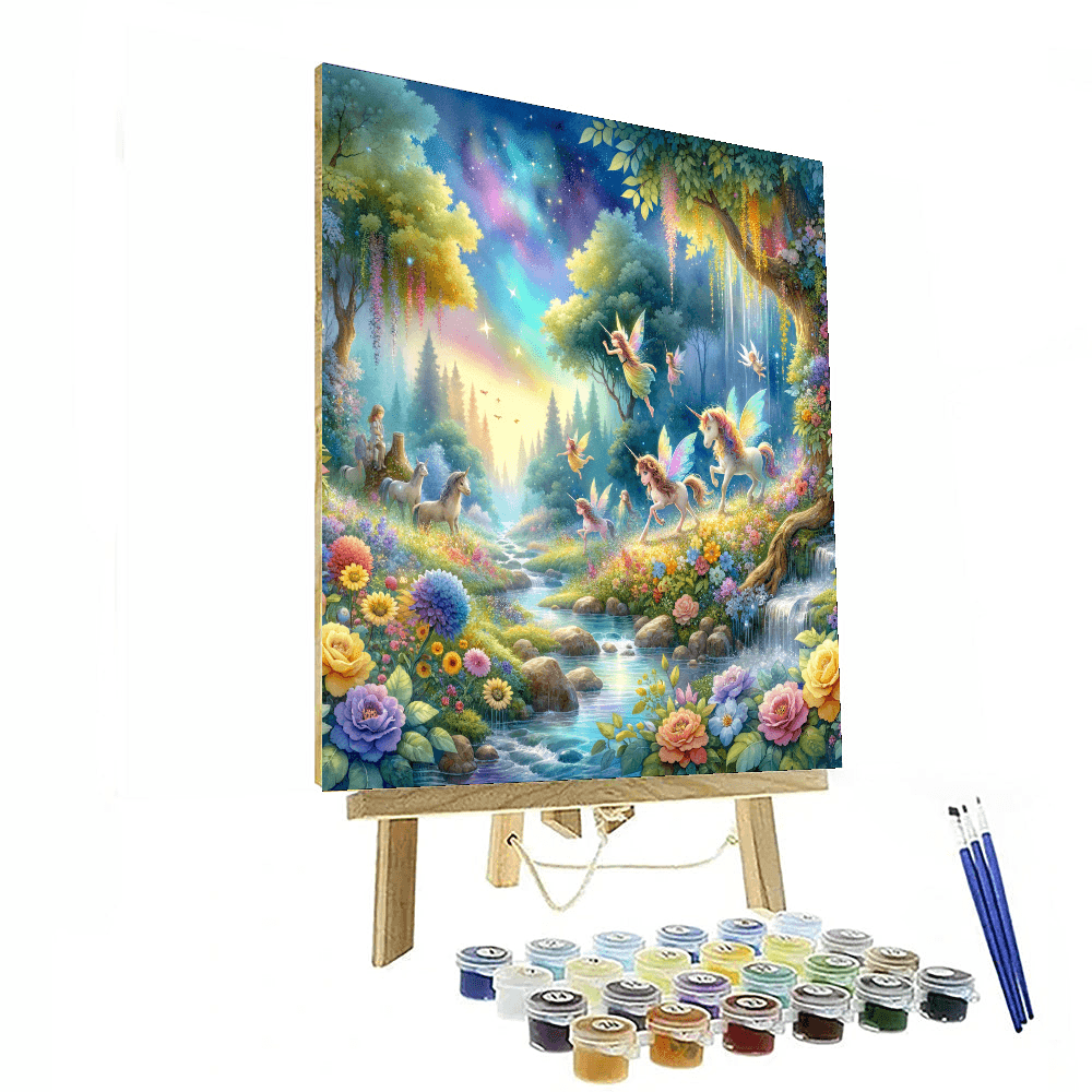 Fantastic Fantasy Forest Painting Number Kit