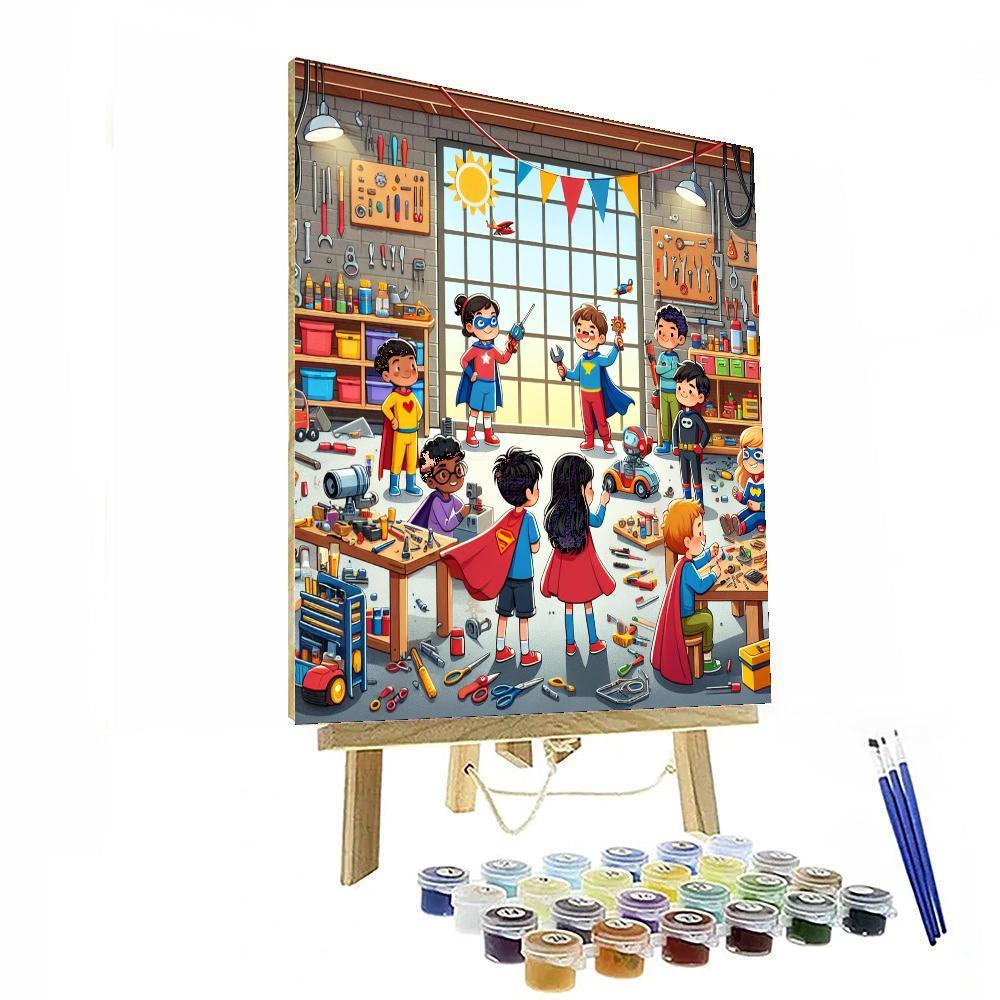 Creative Superhero Workshop Paint By Color
