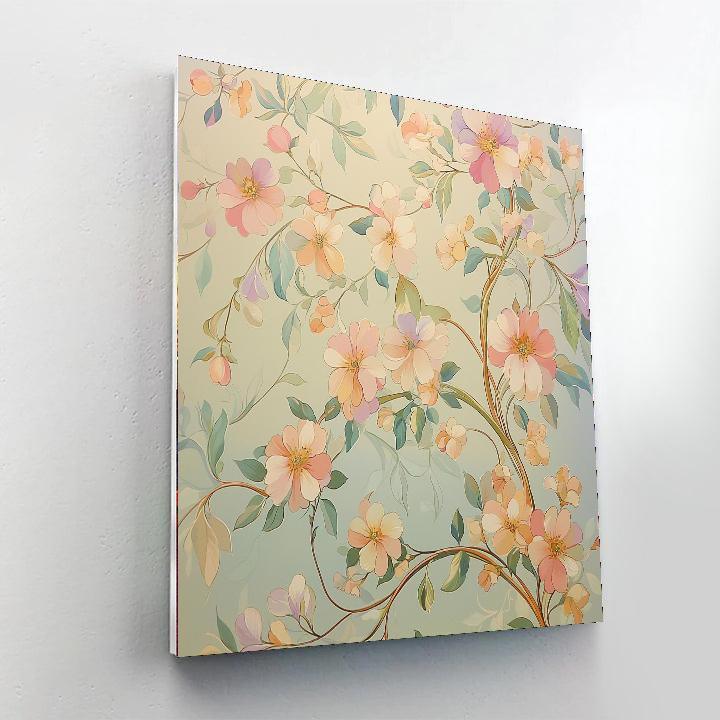 Alphonse Mucha Inspired Wonders Of Spring  Numbered Painting Kits