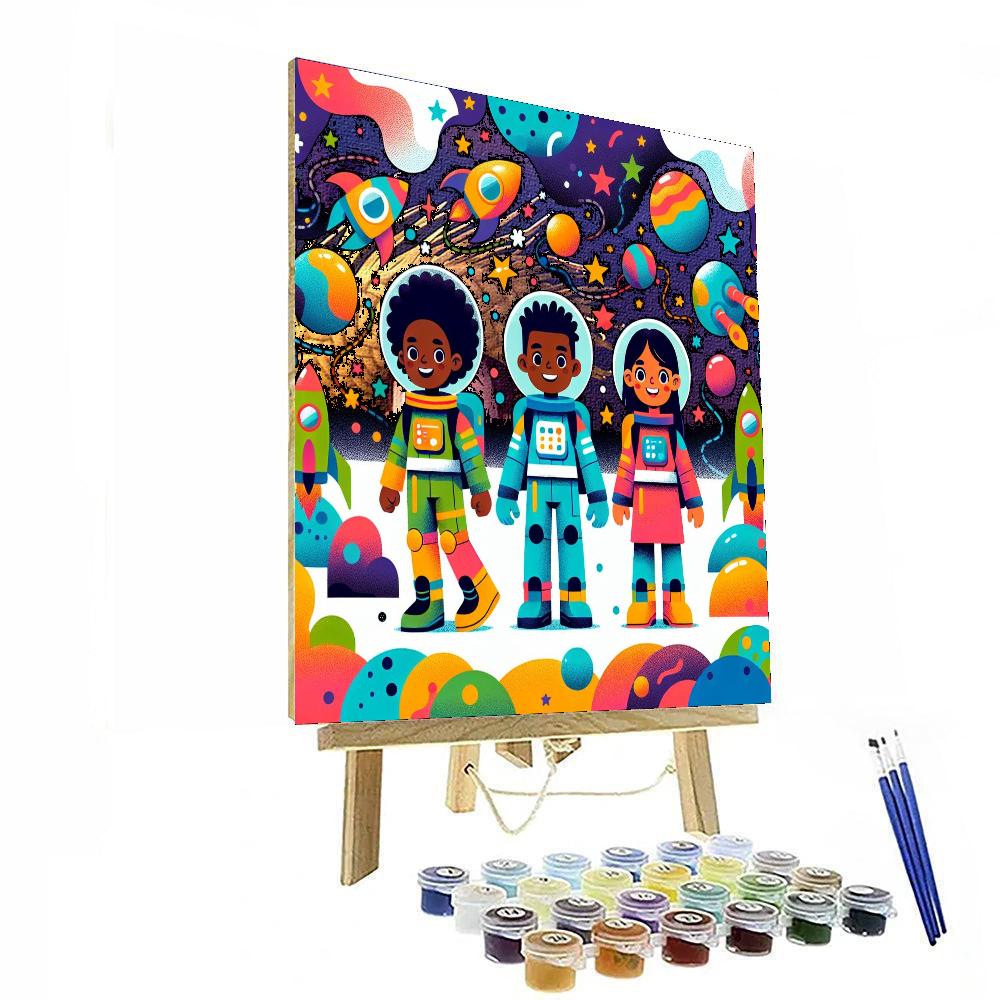 Galactic Patrol Team Paint By Numbers