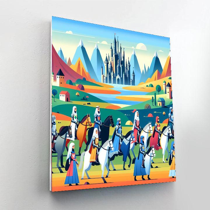 Knights Of The Realm Adventure DIY Paint By Numbers