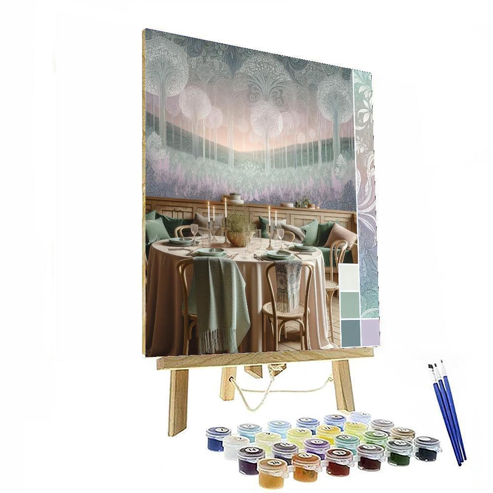 Ethereal Meadows Tablecloth Paint By Number