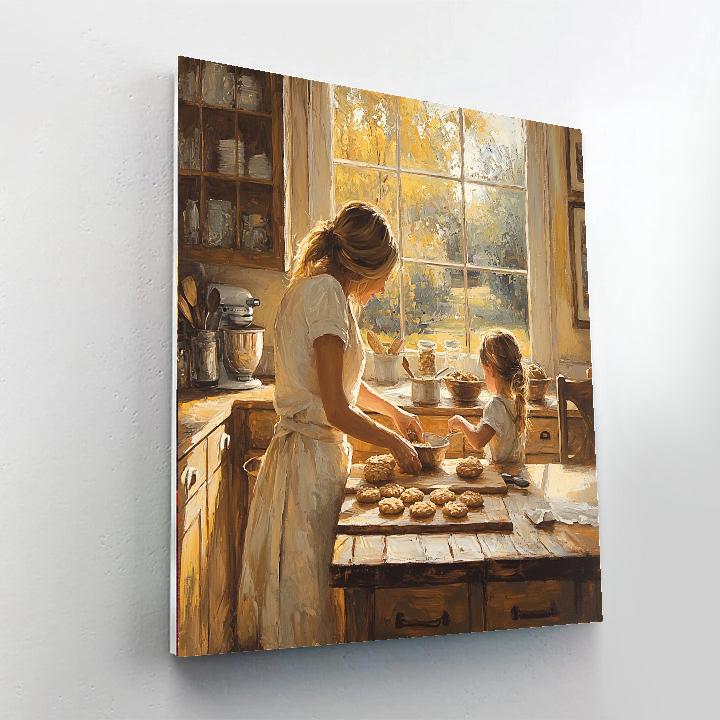 Cooking Together, Memories Forever Paint By Numbers