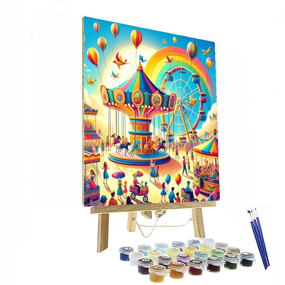 Festive Carnival Delight Numbered Painting Kits
