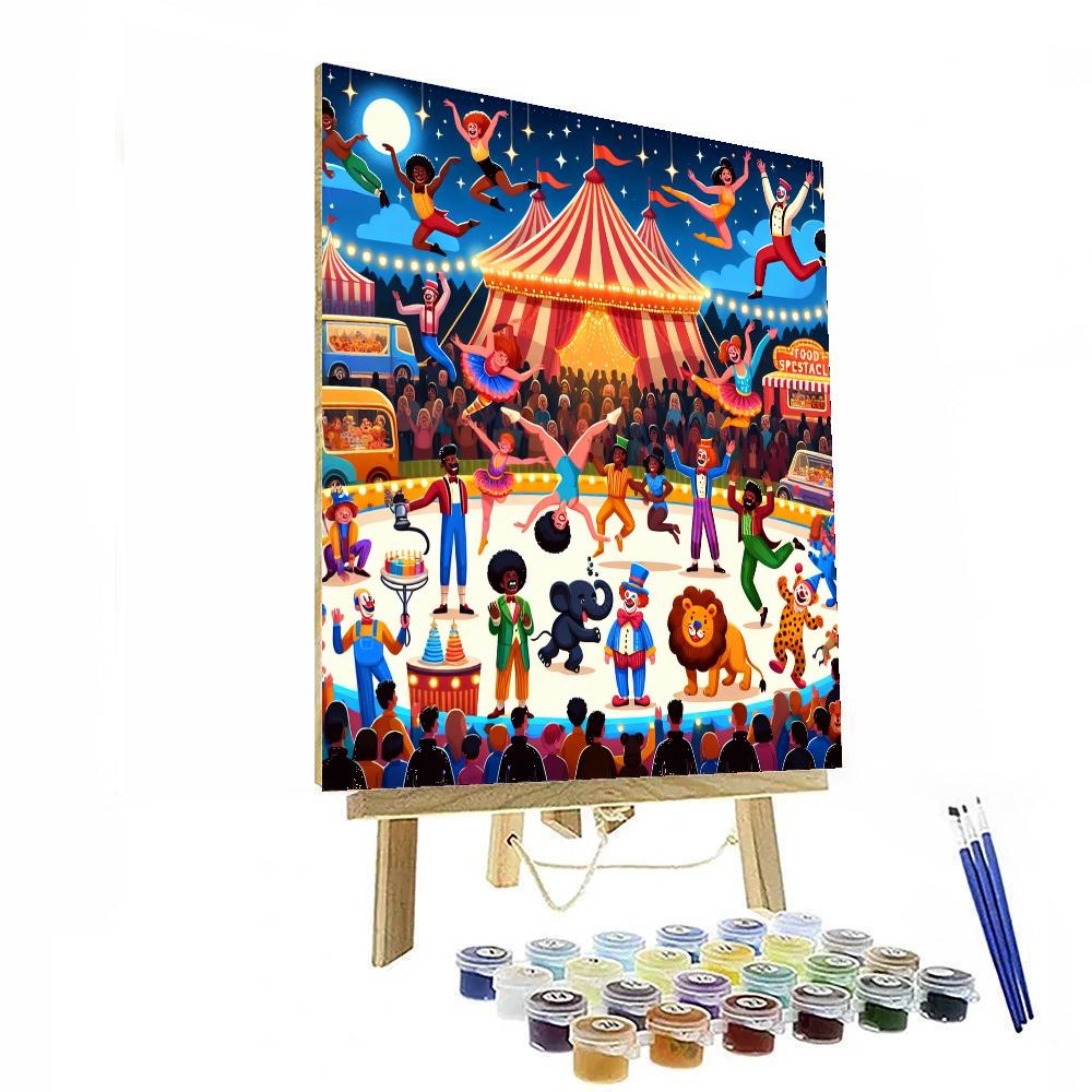 Enchanted Circus Extravaganza Painting Number Kit