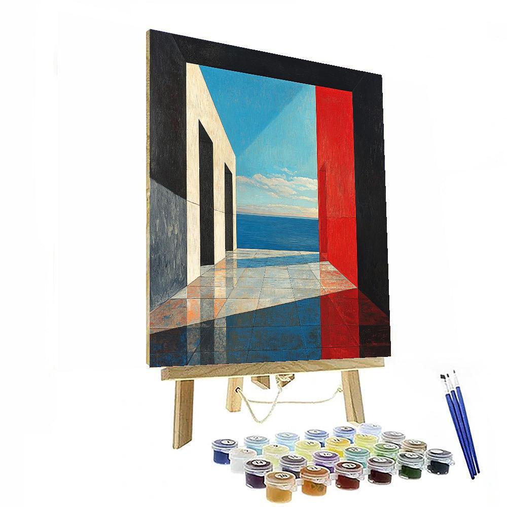 Kazimir Malevich Inspired Dynamic Void  Paint By Numbers