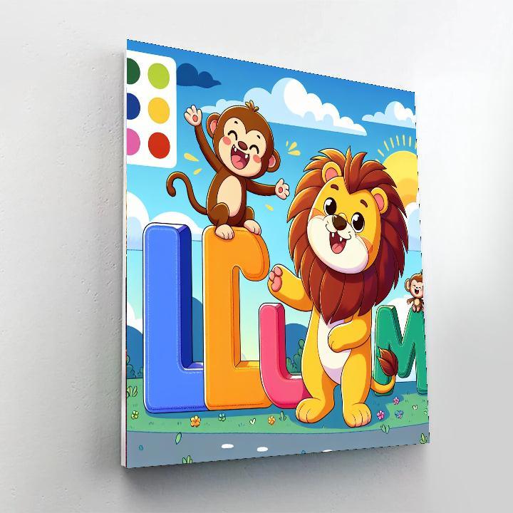 Adventure With Alphabets Paint By Number