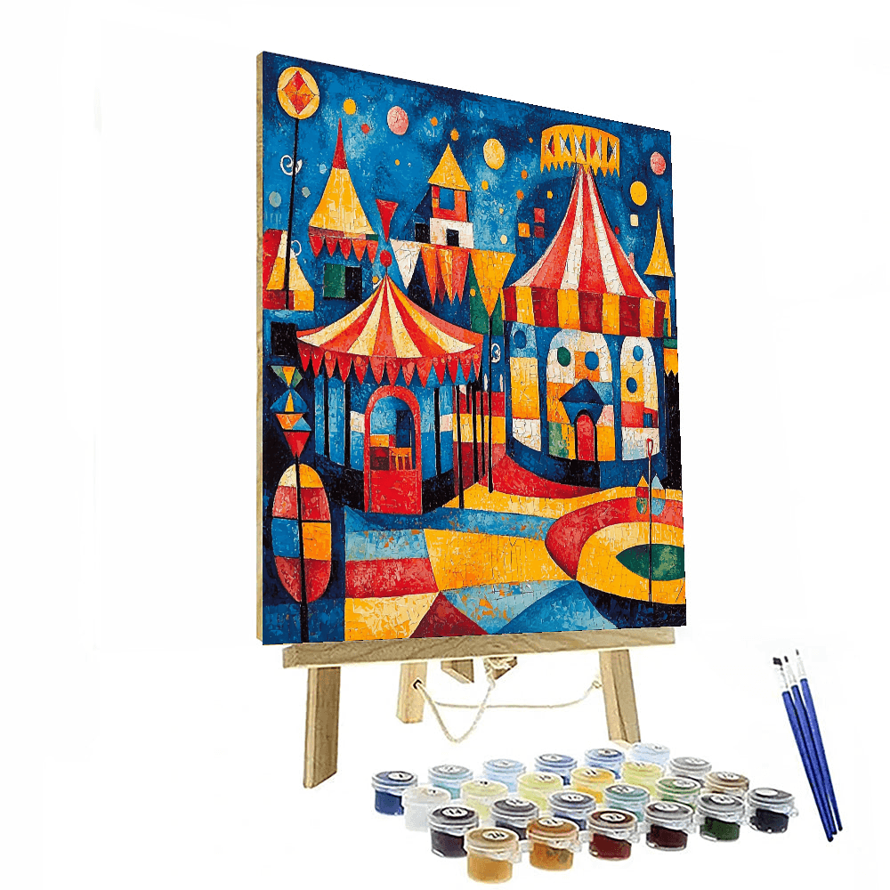 Pablo Picasso Inspired Cubist Carnival  Paint By Numbers Kits